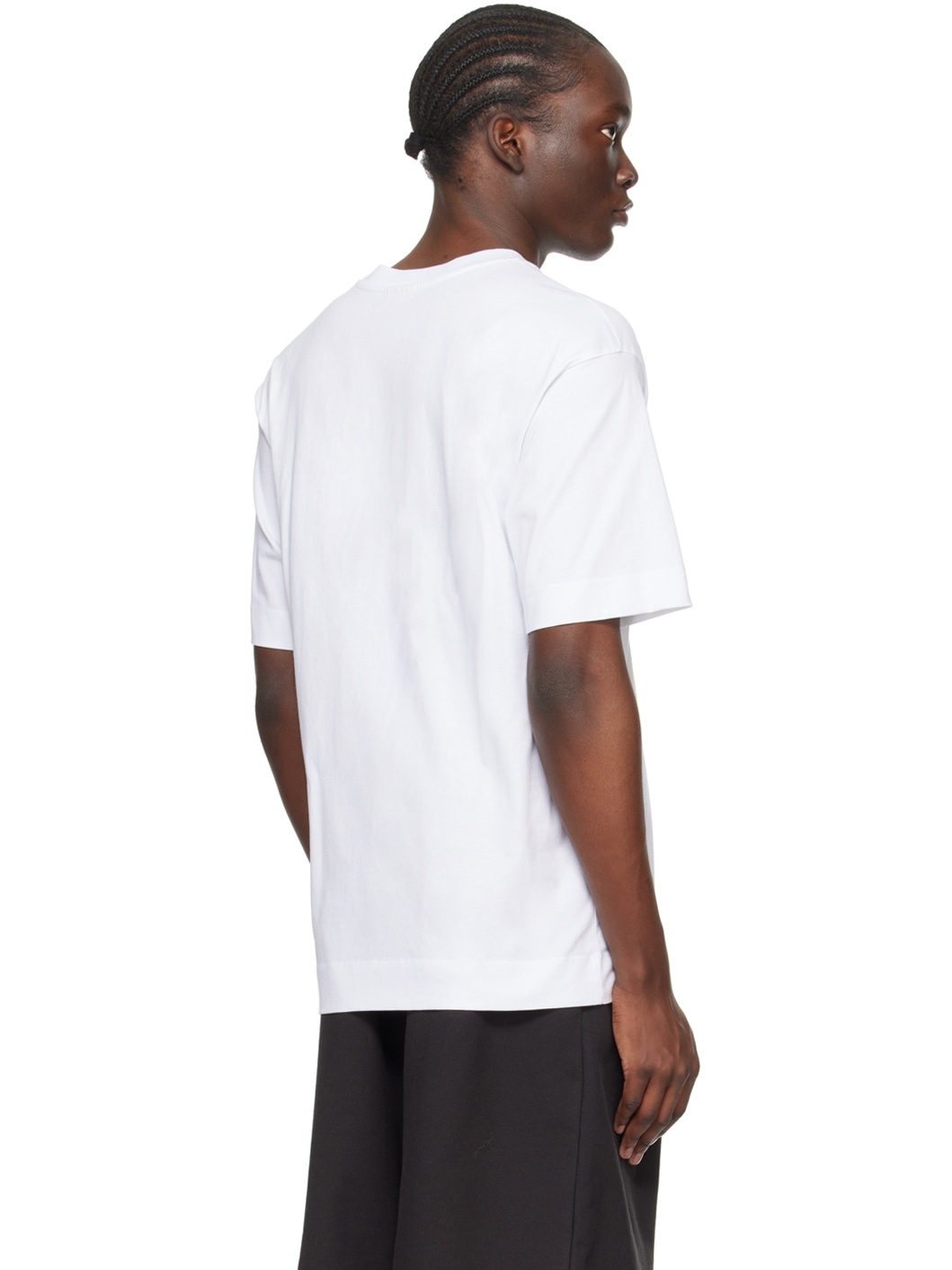 White Crewneck T-Shirt - 3