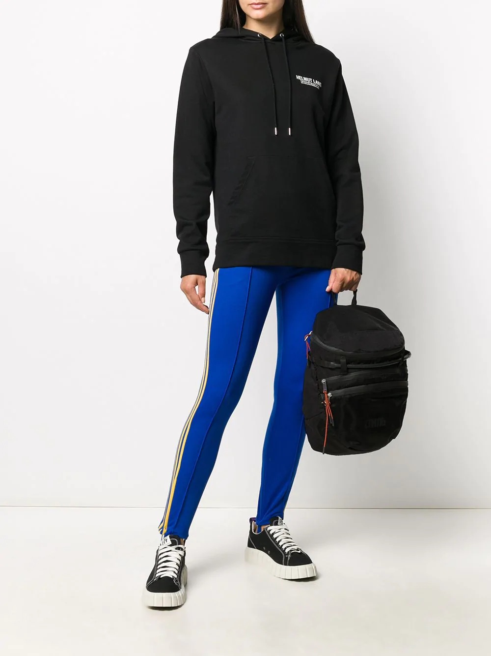 skinny stirrup track pants - 2