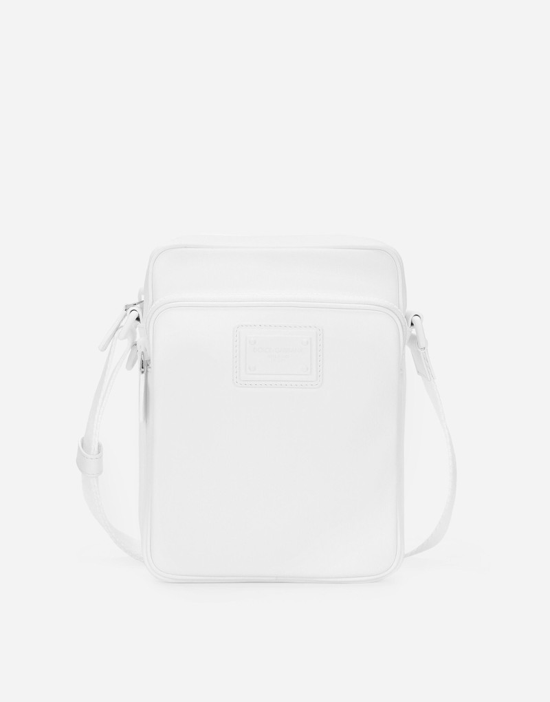 Faux leather crossbody bag BLANCO DOLCE&GABBANA 1