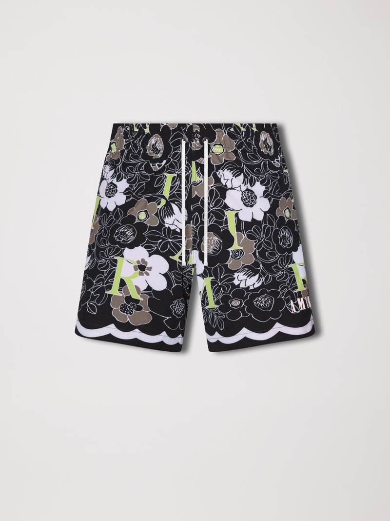 FLOWER AMIRI  SWIM TRUNK 1