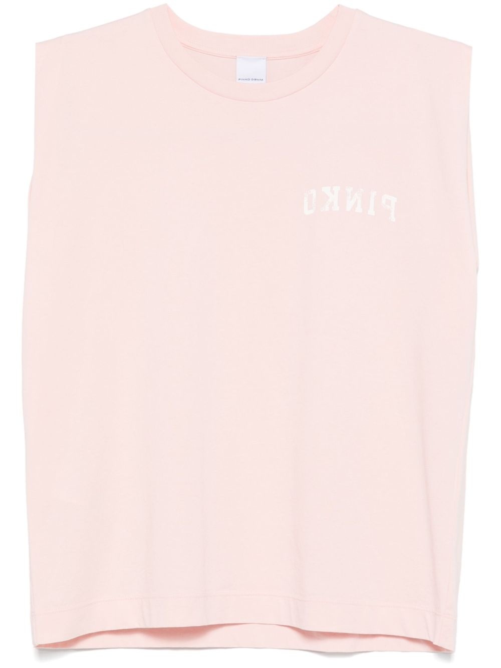 logo-print tank top - 1