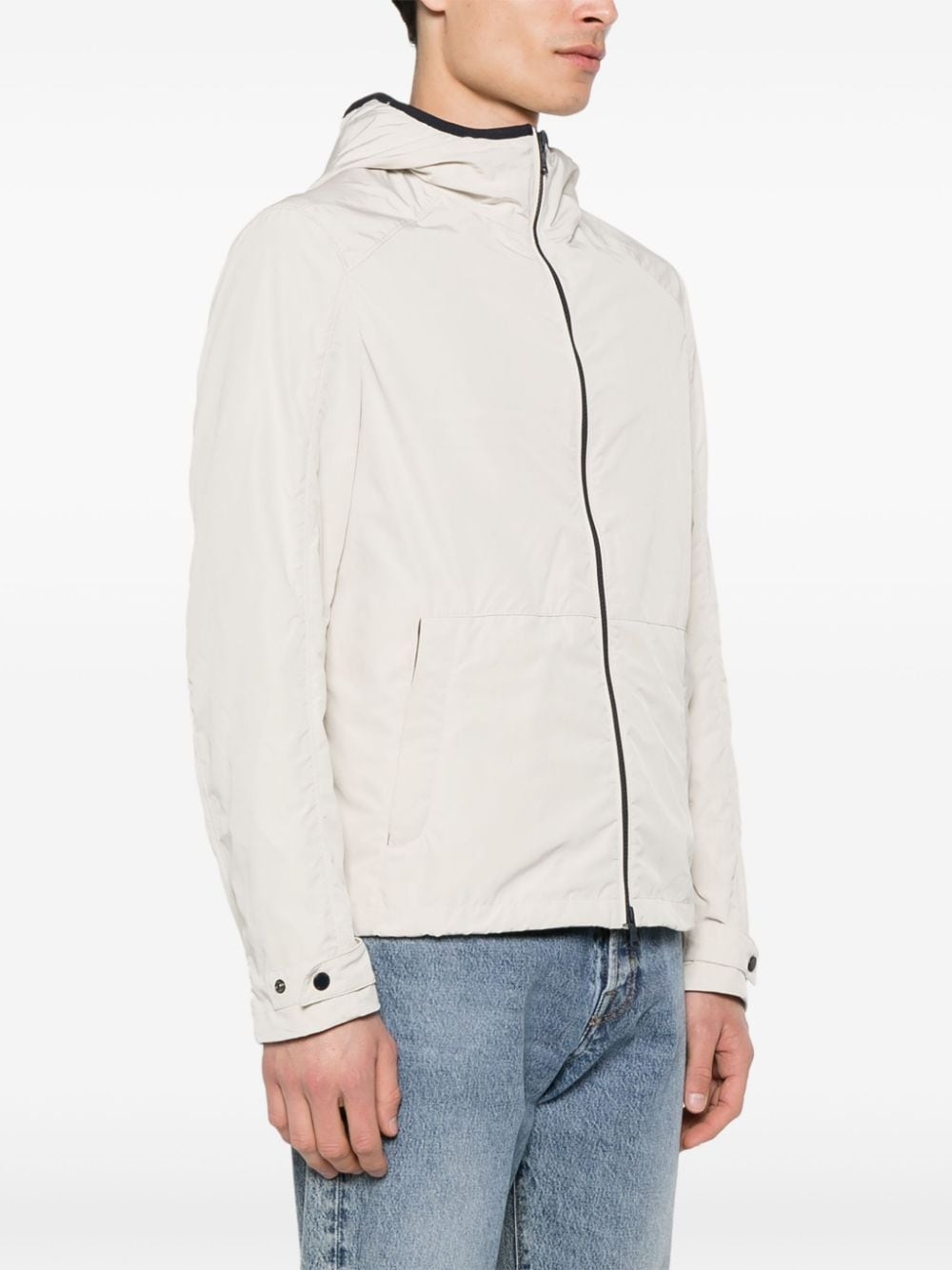 windbreaker hooded jacket - 3