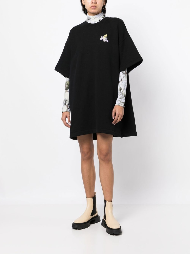 floral arrows T-shirt dress 3