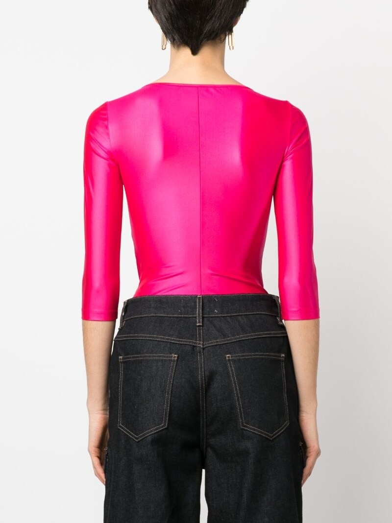 logo-patch bodysuit - 4