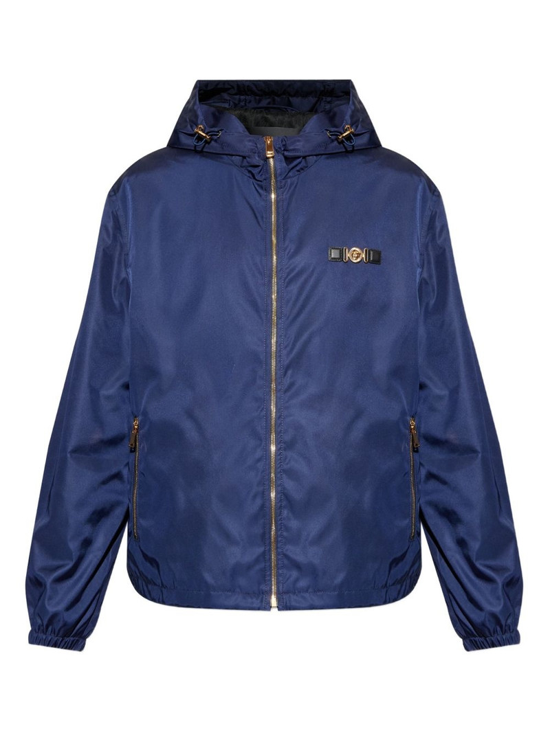 hooded zip-up bomber jacket 1