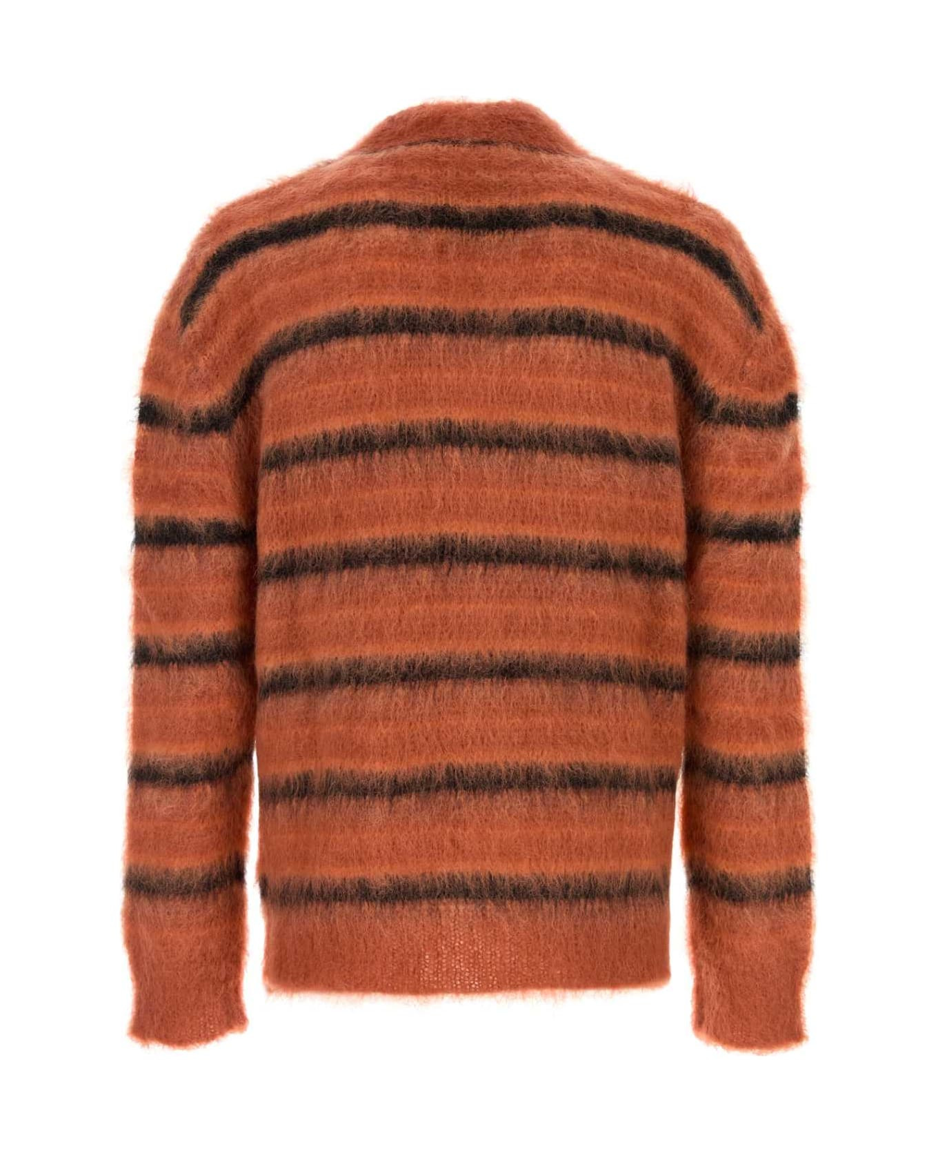 Embroidered Mohair Blend Cardigan - 2