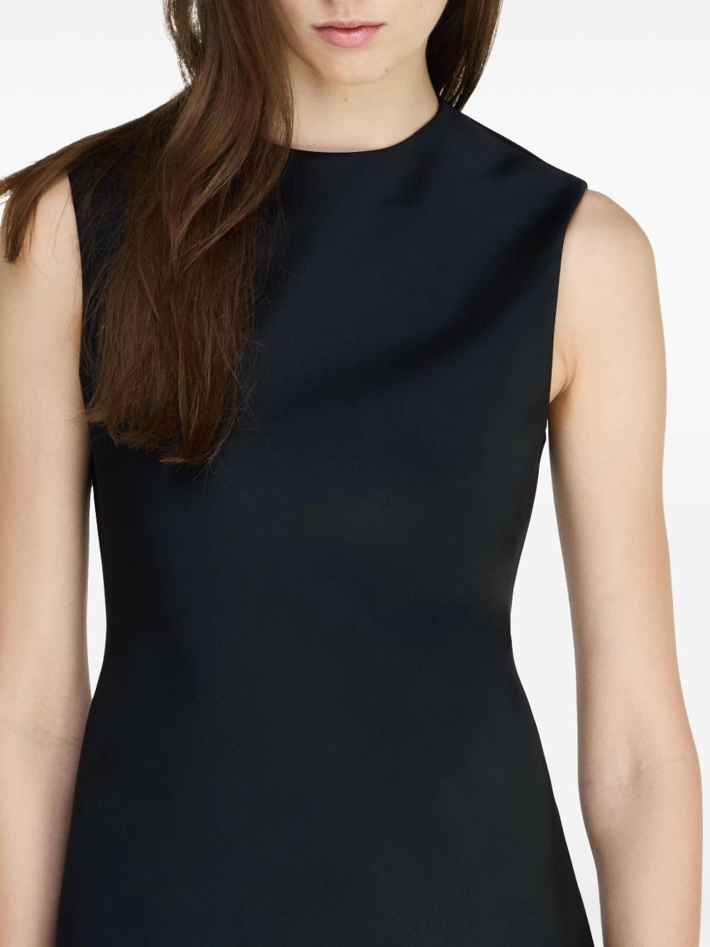 denim-twill mini dress - 4