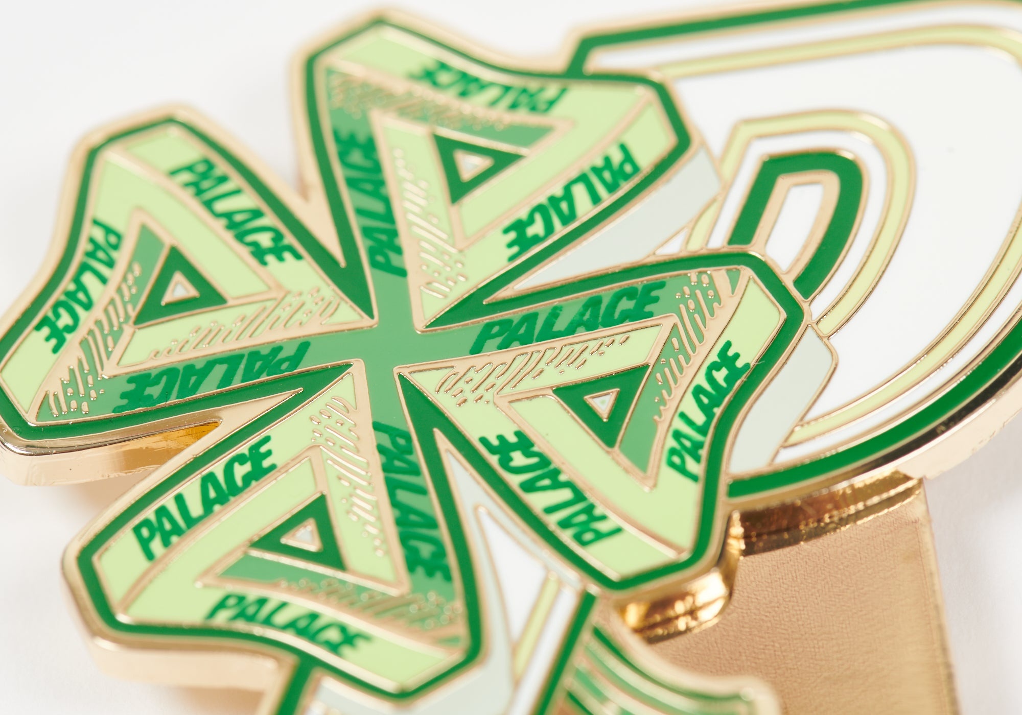 STRIKE IT LUCKY MONEY CLIP GOLD / GREEN / WHITE - 3