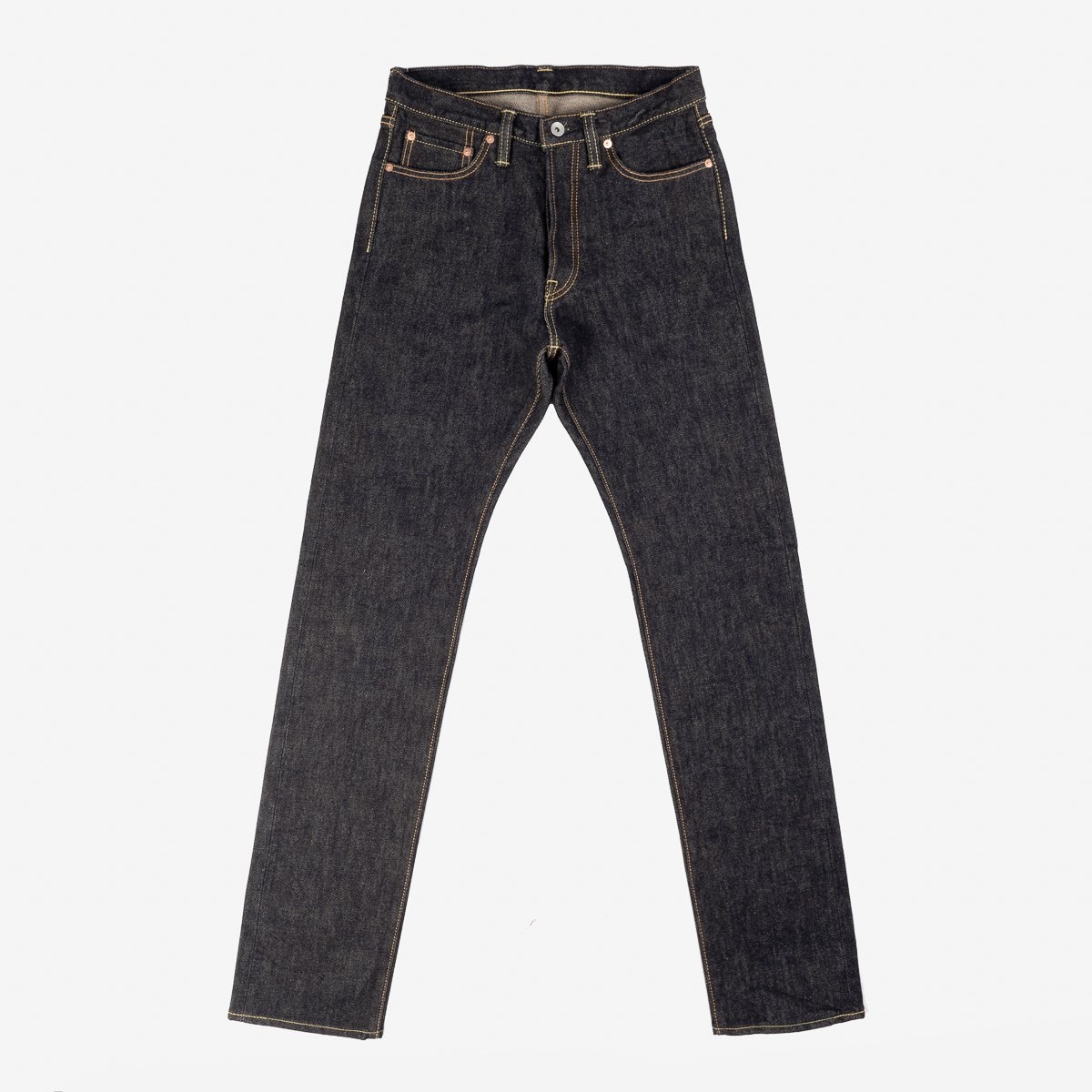 IH-888-SST 21oz Shinayaka Selvedge Denim Medium/High Rise Tapered Cut Jeans - Indigo - 1