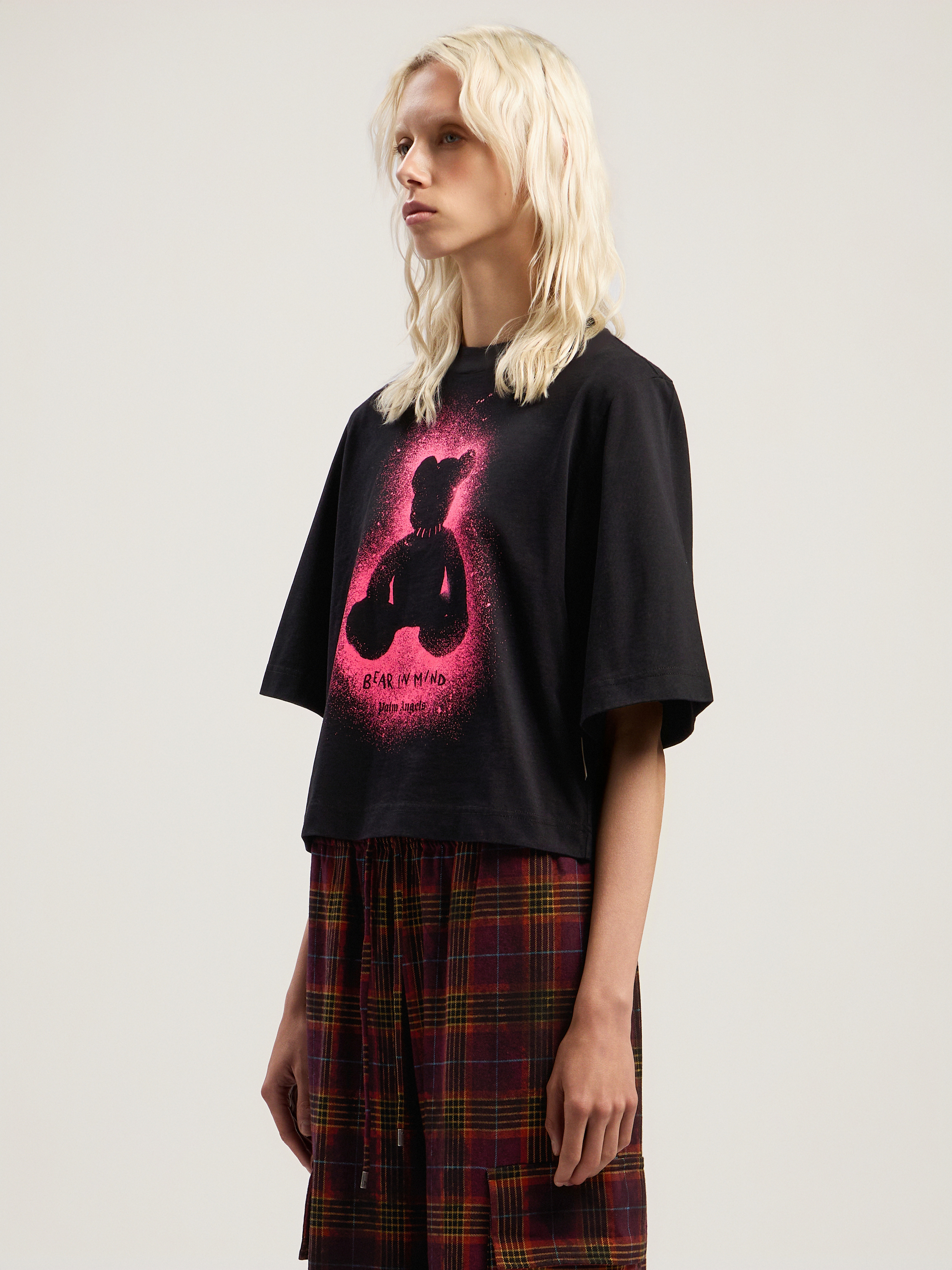 Spray Bear Cropped Tee - 3