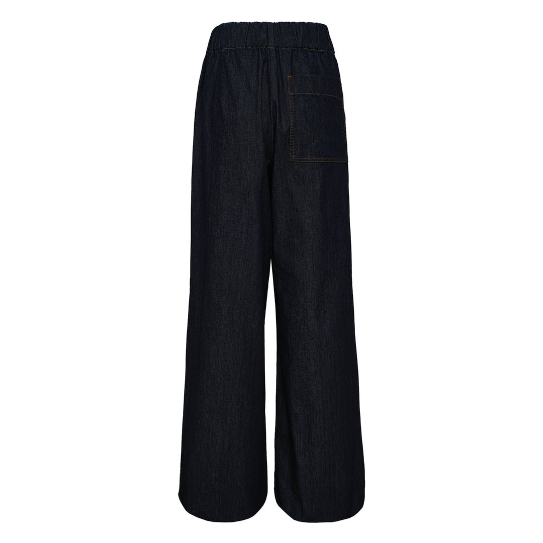 Wide Leg Elasticated Trousers - 2