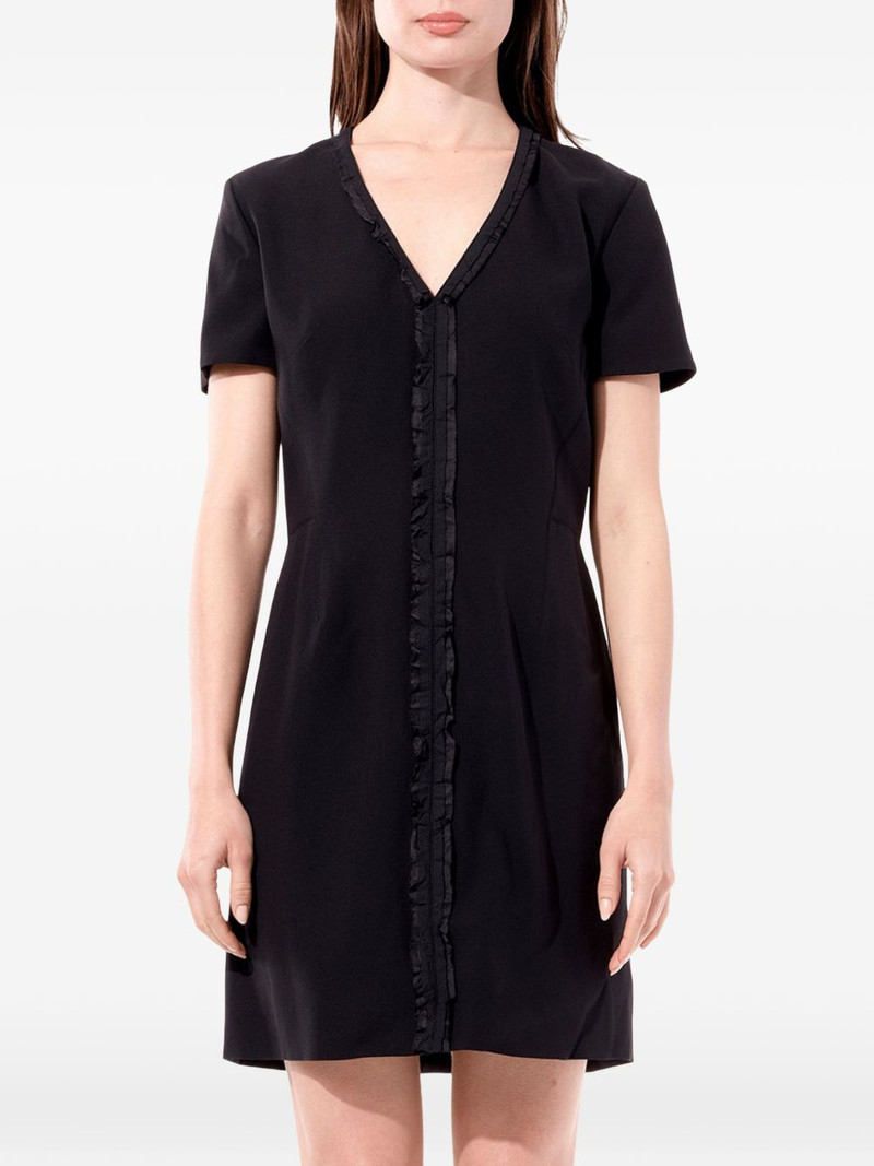 ruffle-trimmed inside-out dress 1