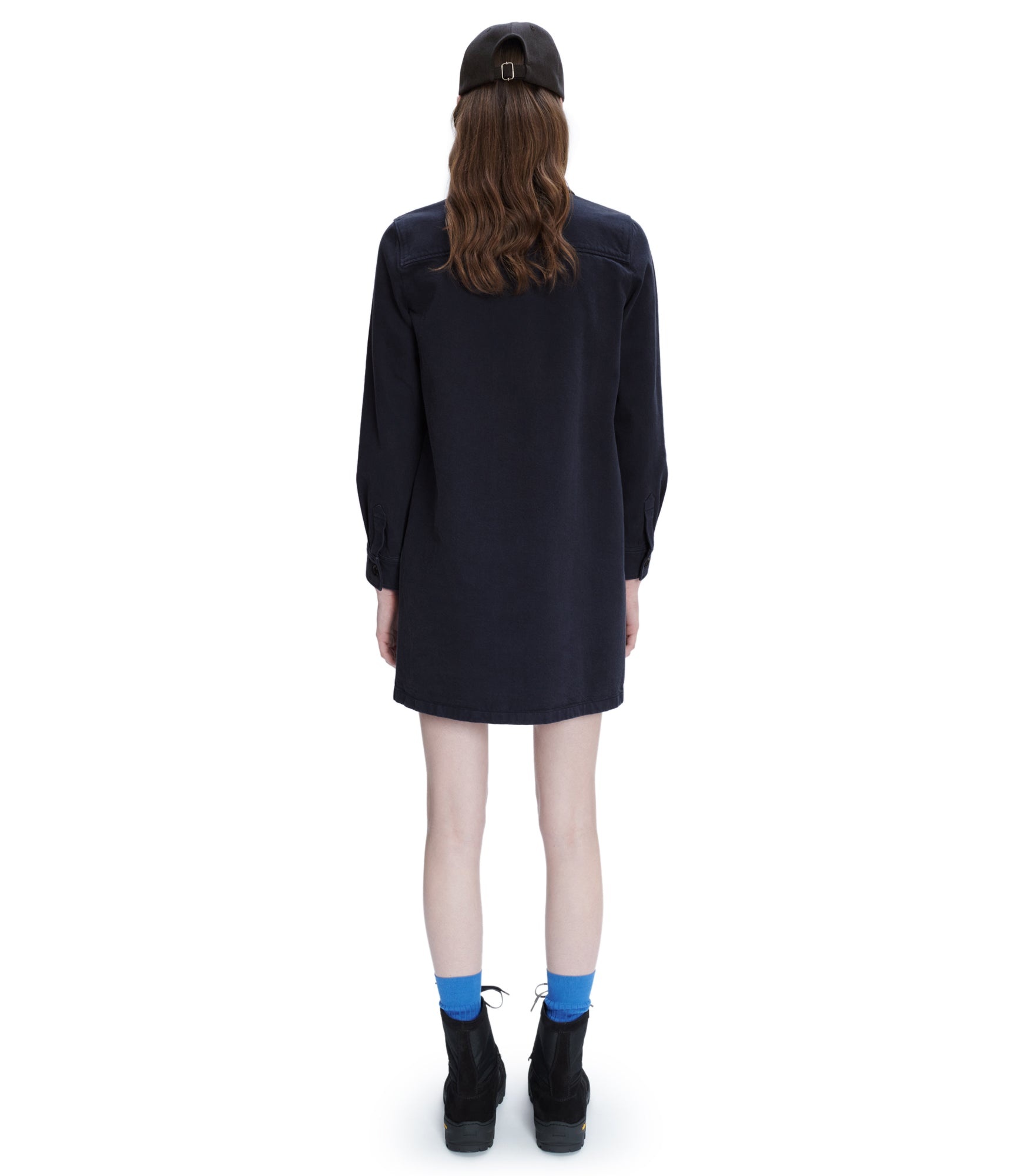 A.P.C.[アーペーセー] Mia Dress Mia dress | Dyed organic cotton denim | A.P.C. Ready-to-Wear