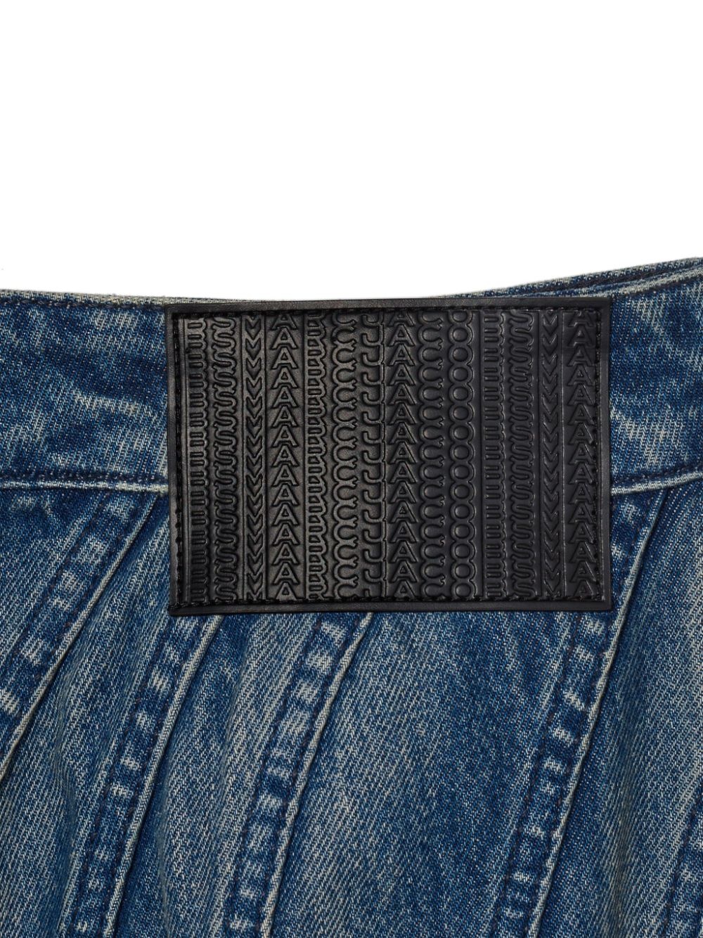 Wave high-waisted denim skirt - 6
