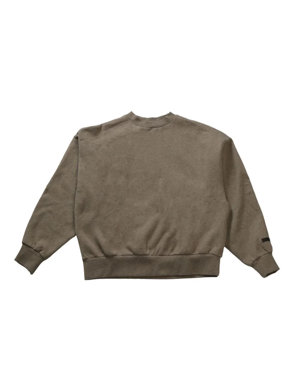 ribbed-cuffs sweatshirt - 1