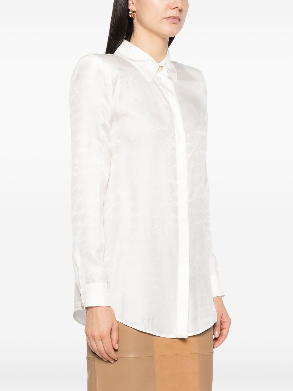 jacquard-pattern shirt - 3