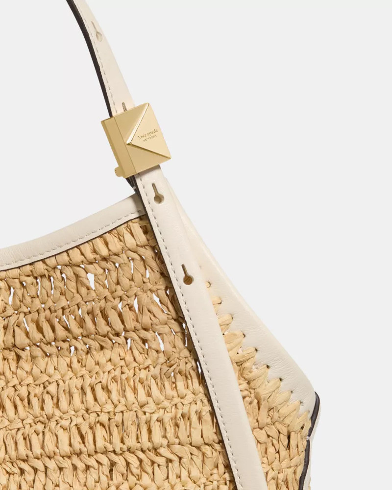 Deco Straw Small Tulip Tote Bag 6