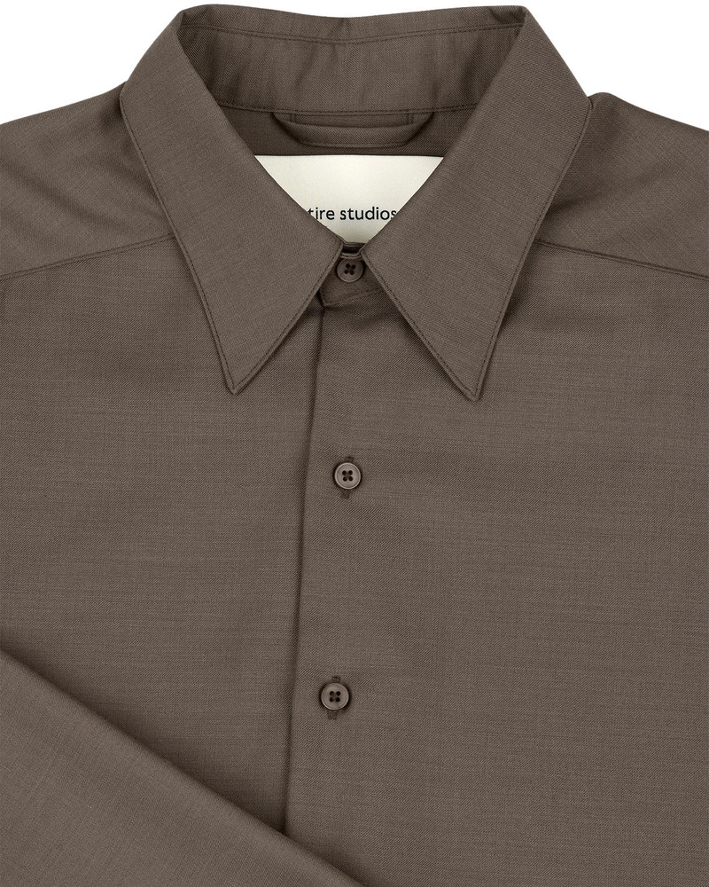 MILLER SHIRT WOOL TAUPE 5