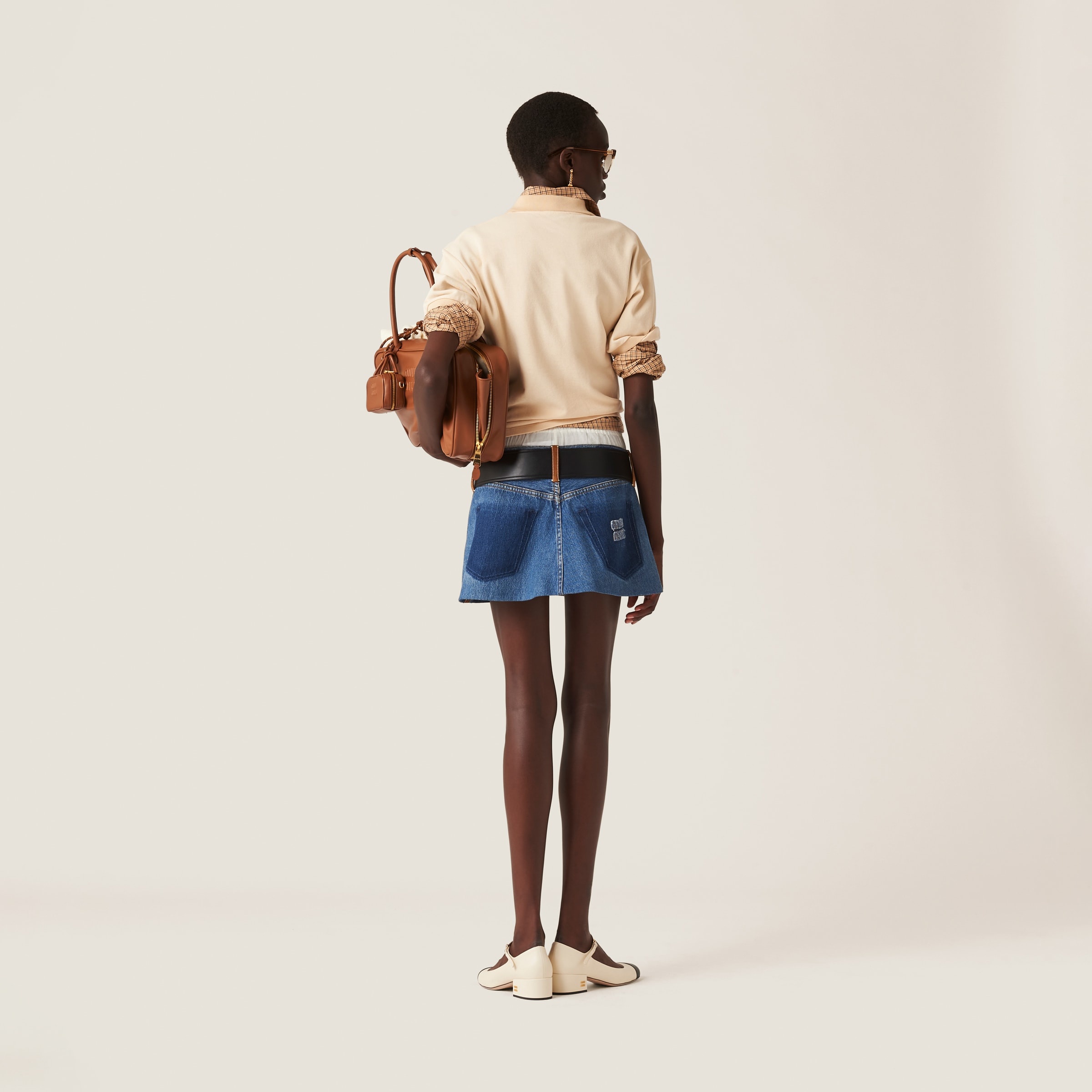 Denim miniskirt - 3