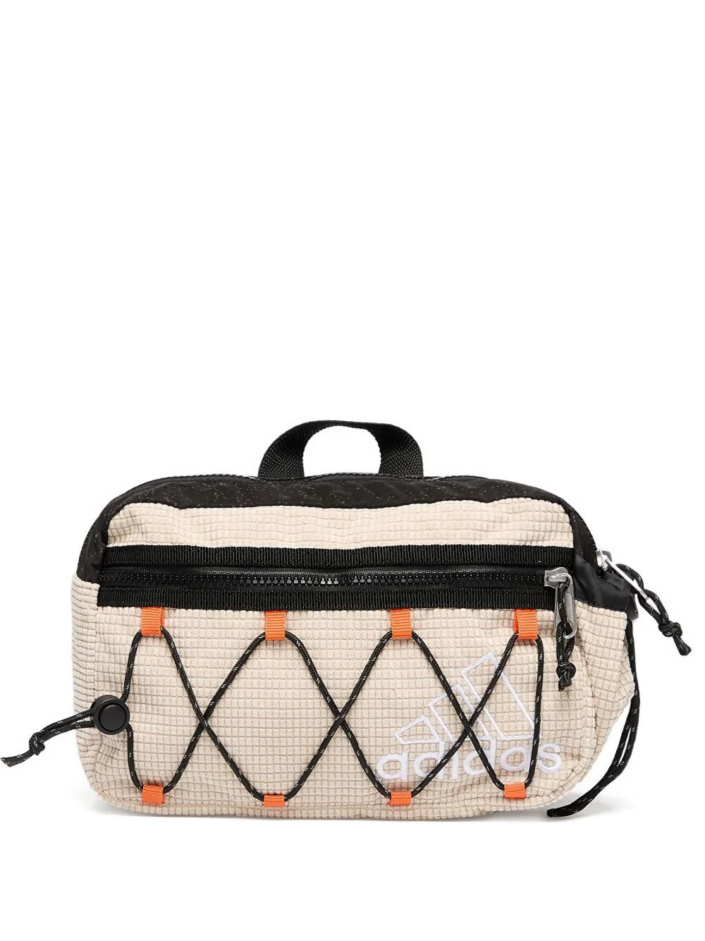 textured laced belt bag - 1