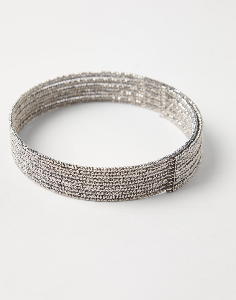 Brunello Cucinelli Vetro and Sterling Silver choker outlook