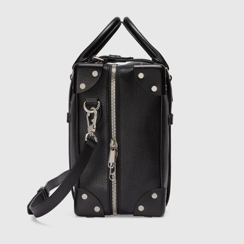 Leather mini suitcase 4