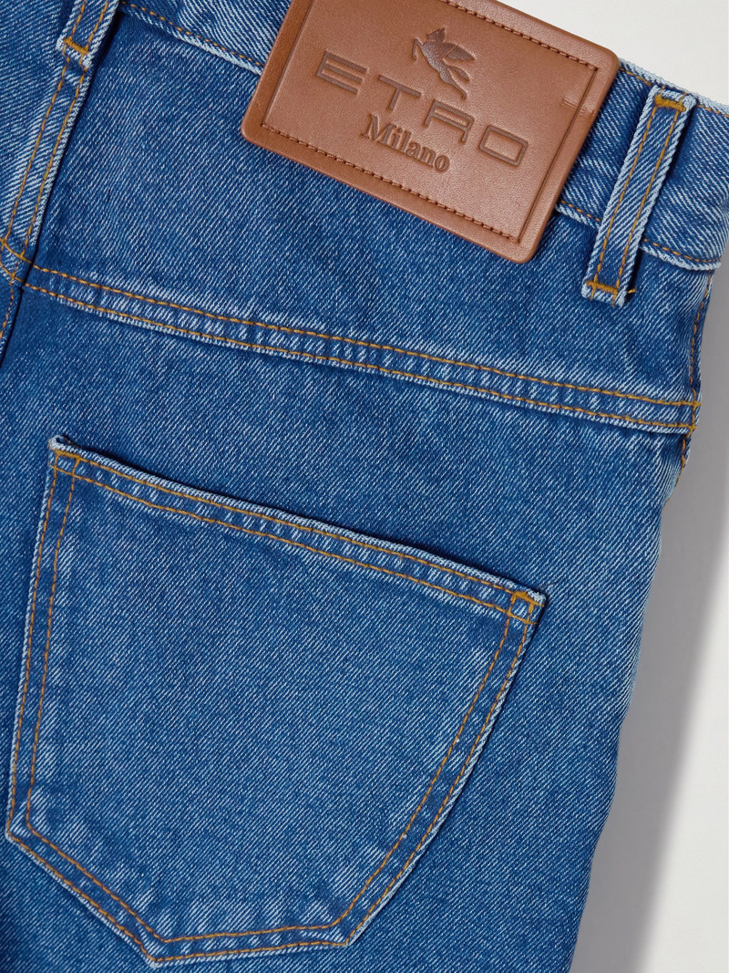 High-rise Wide-leg Denim Jeans 6
