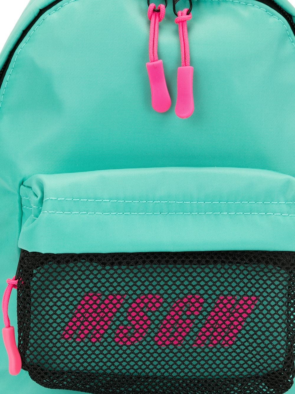 logo print backpack - 4