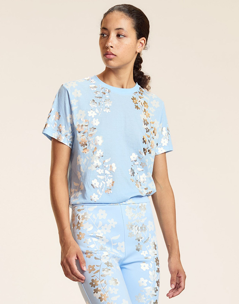 CYNTHIA ROWLEY Foil Printed Tee outlook