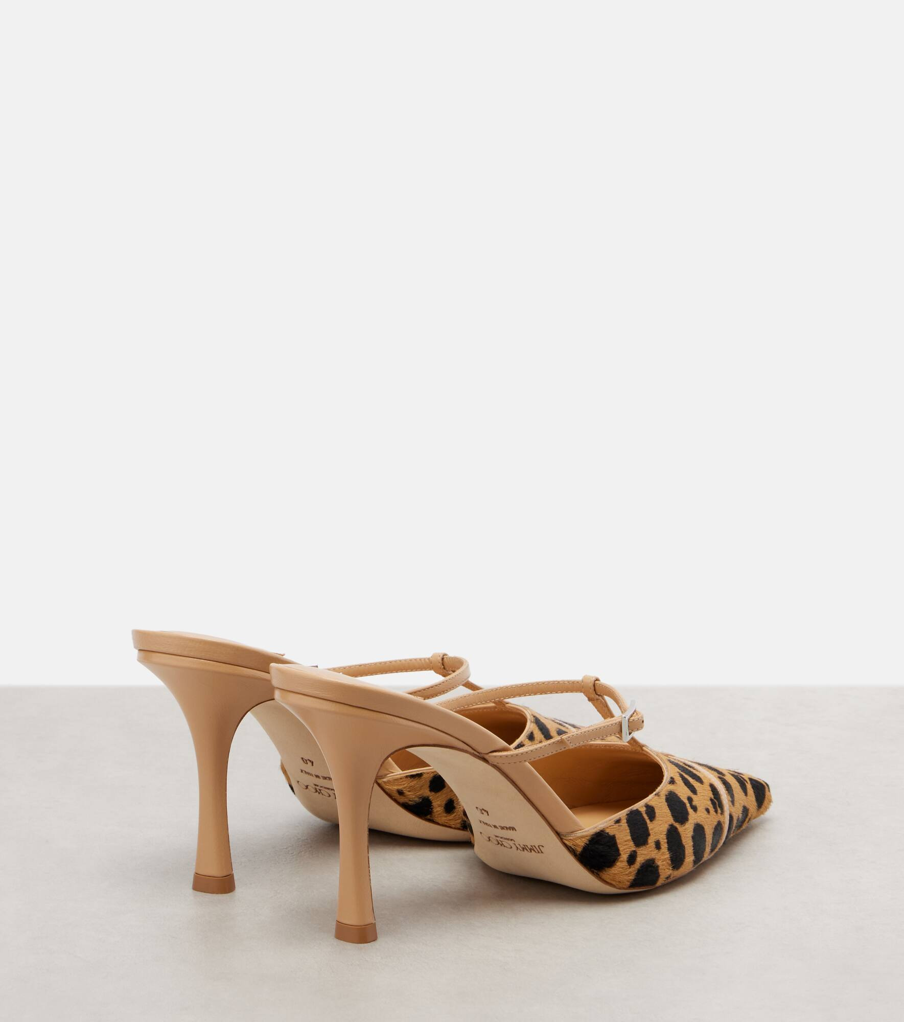 x Conner Ives Gloria 85 calf hair mules - 2