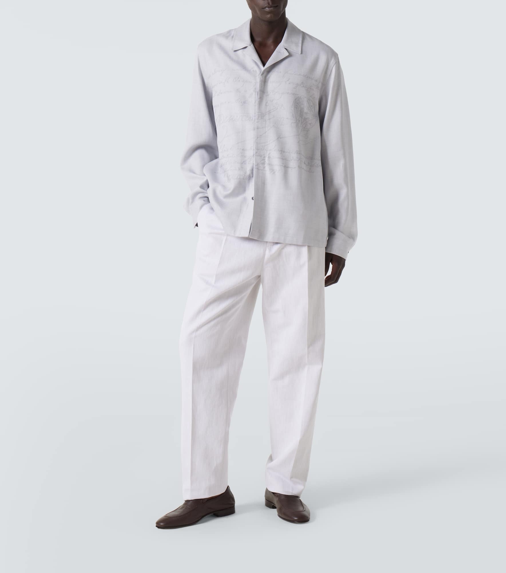 Scritto embroidered overshirt - 2