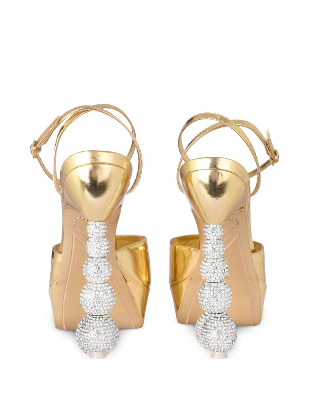 140mm Natalia crystal platform sandals - 3