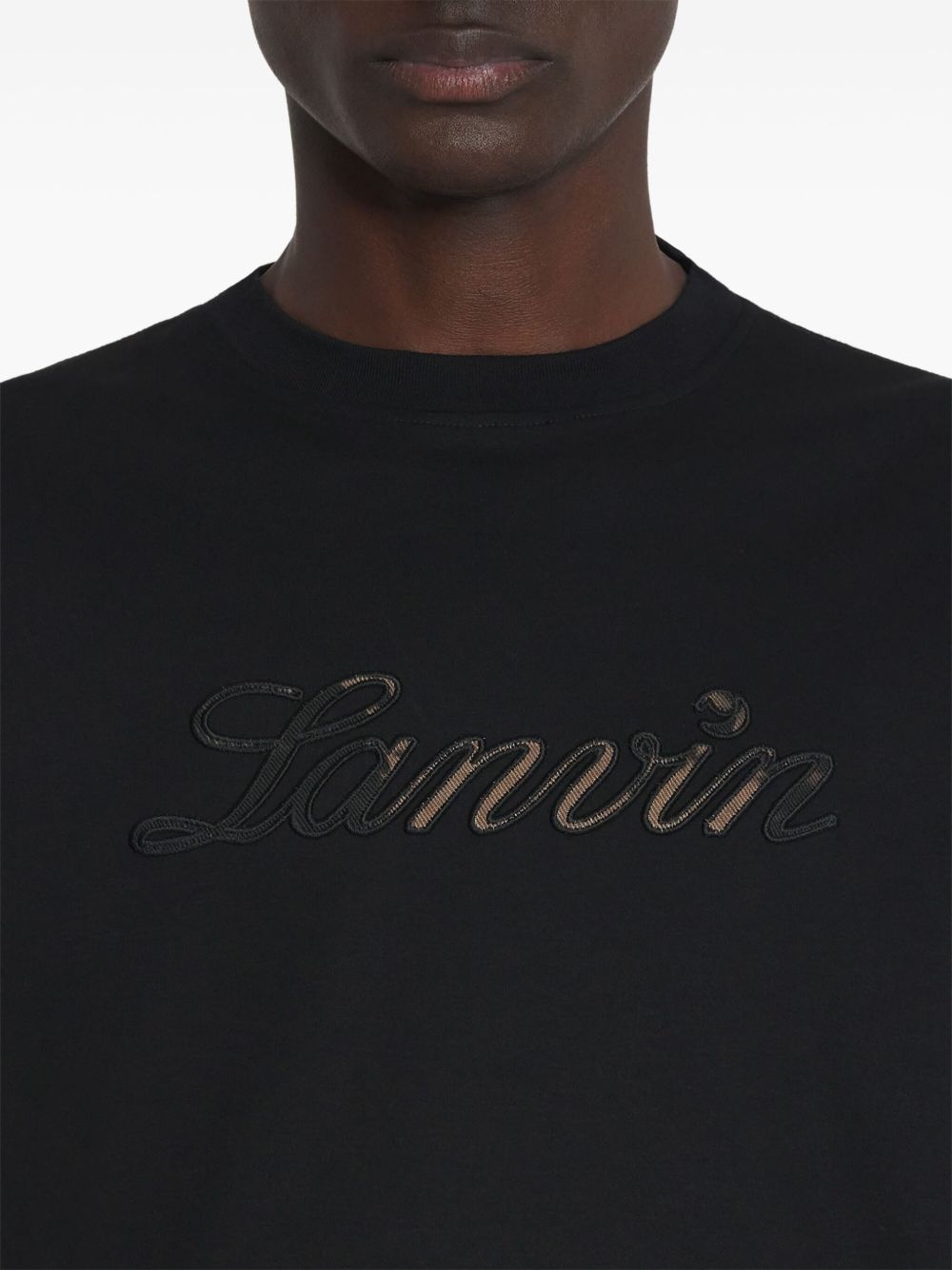 logo-embroidered T-shirt - 5