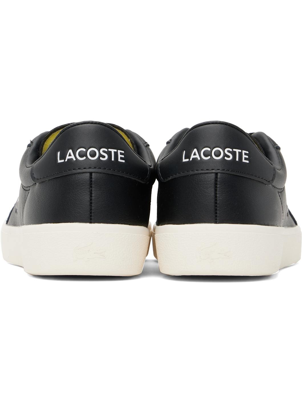Black Baseshot Pro Leather Sneakers - 2