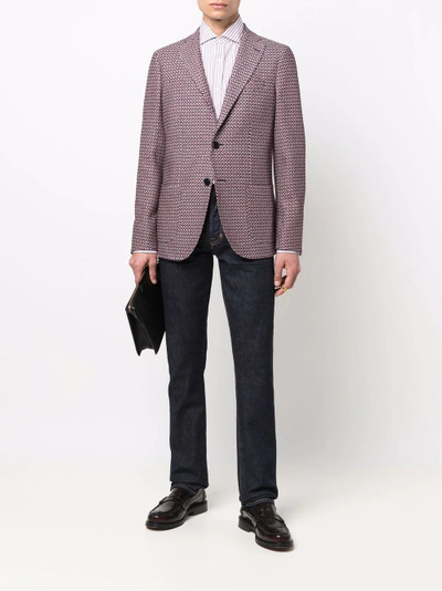 Etro Jersey Piquet blazer outlook