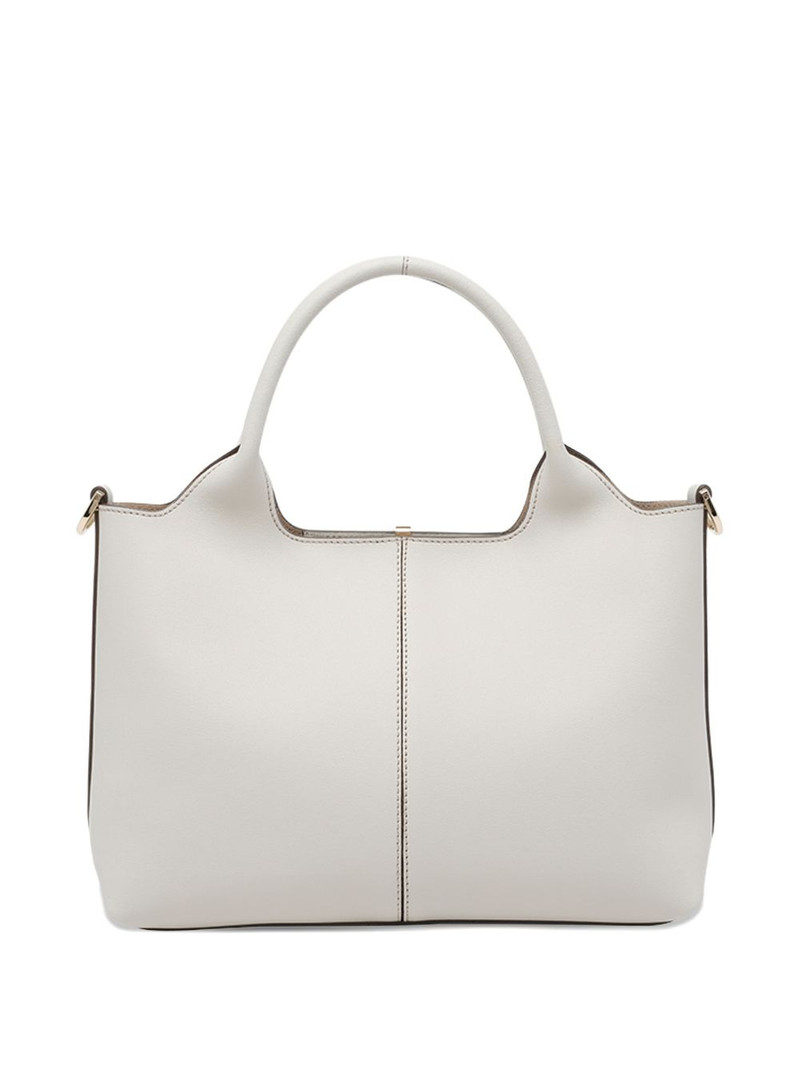 Tod's adaptable strap leather shopping bag outlook