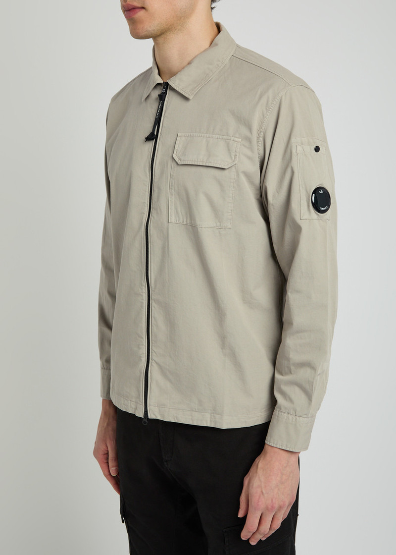 C.P. Company C.P. Company Logo Cotton Overshirt outlook