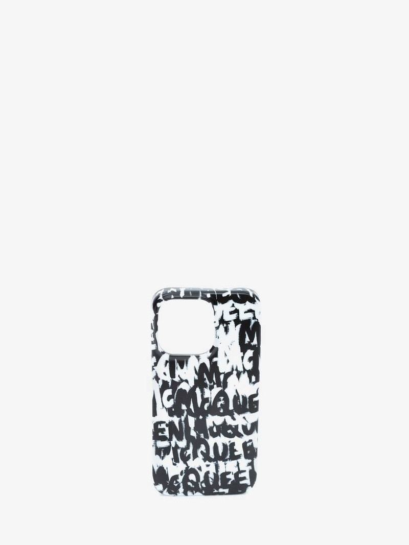 Mcqueen Graffiti Iphone 13 Pro Cover in Black/white 1