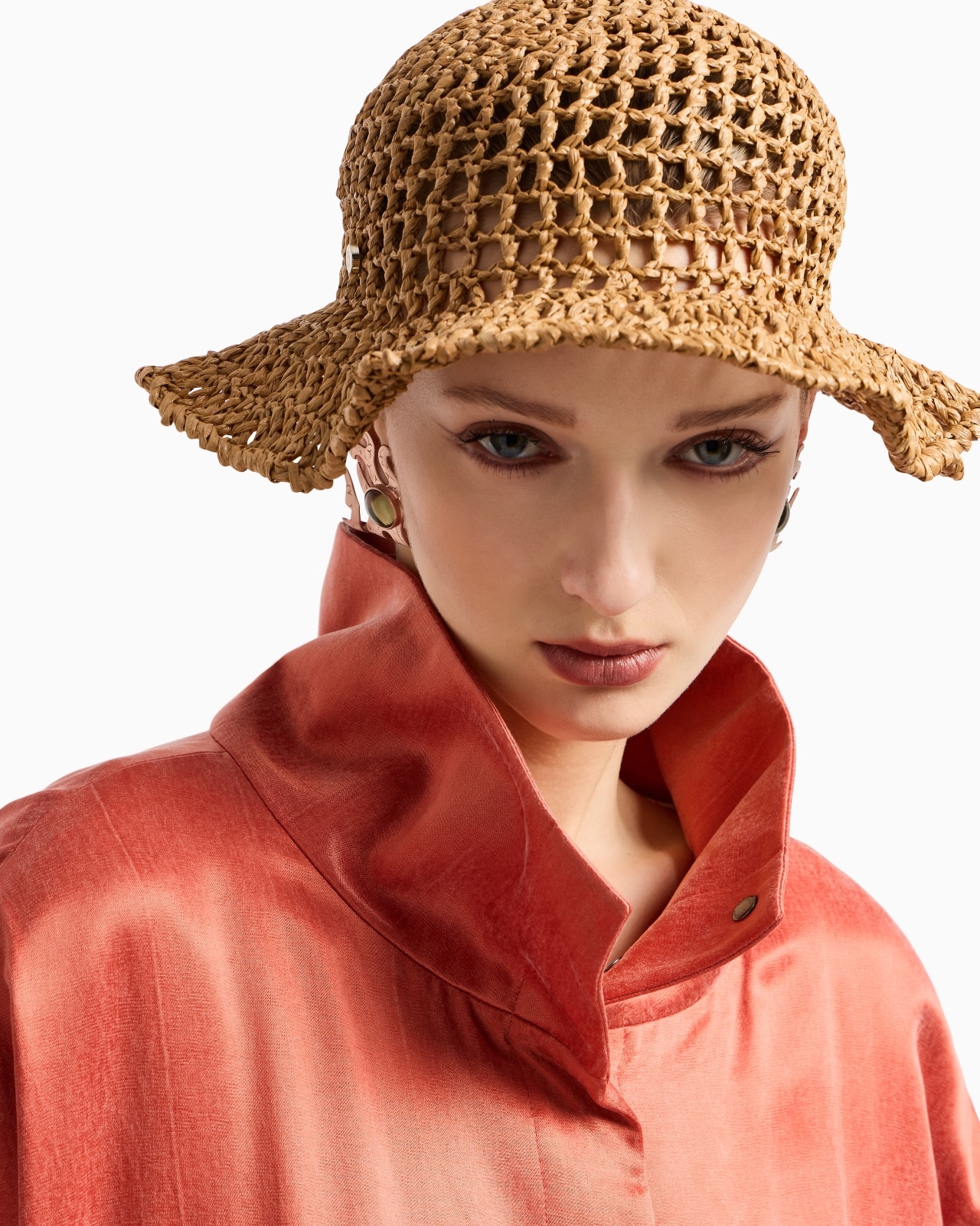 WOVEN VISCOSE CLOCHE HAT - 4