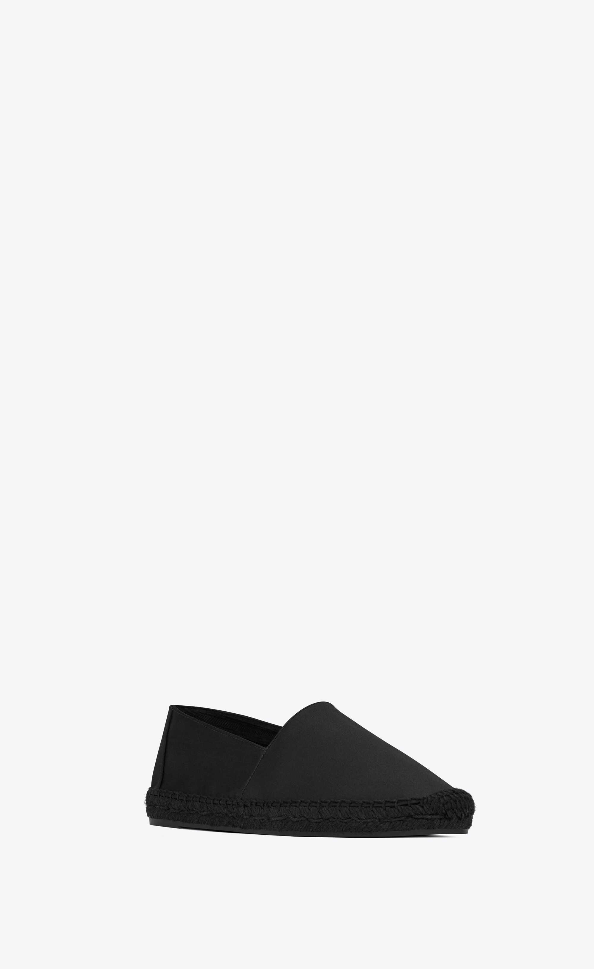 ysl embroidered espadrilles in satin crepe - 5