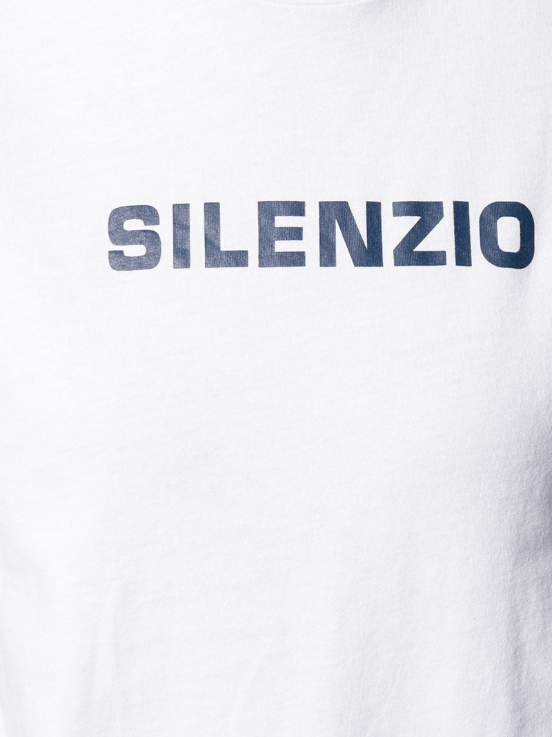 Silenzio print T-shirt 5