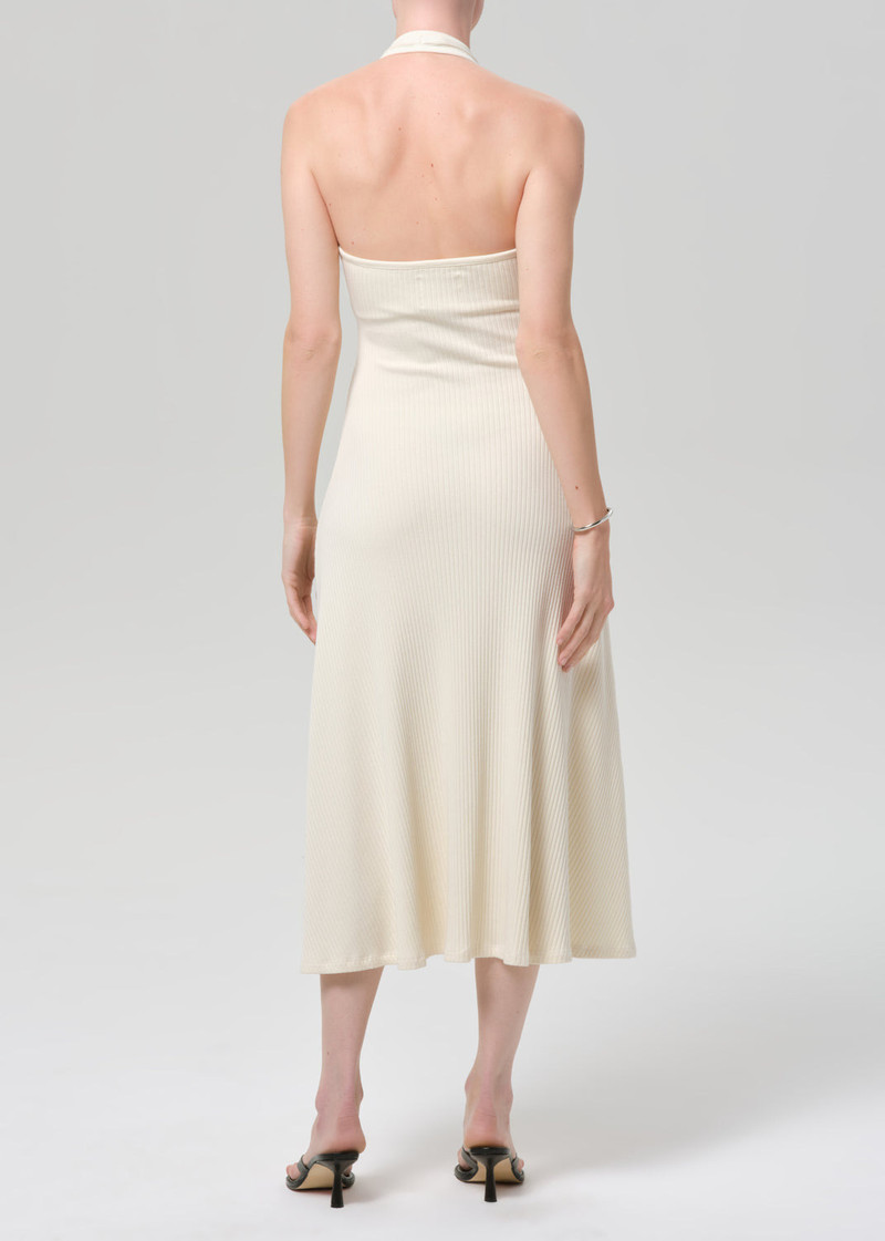 Mila Halter Dress In Dune 3
