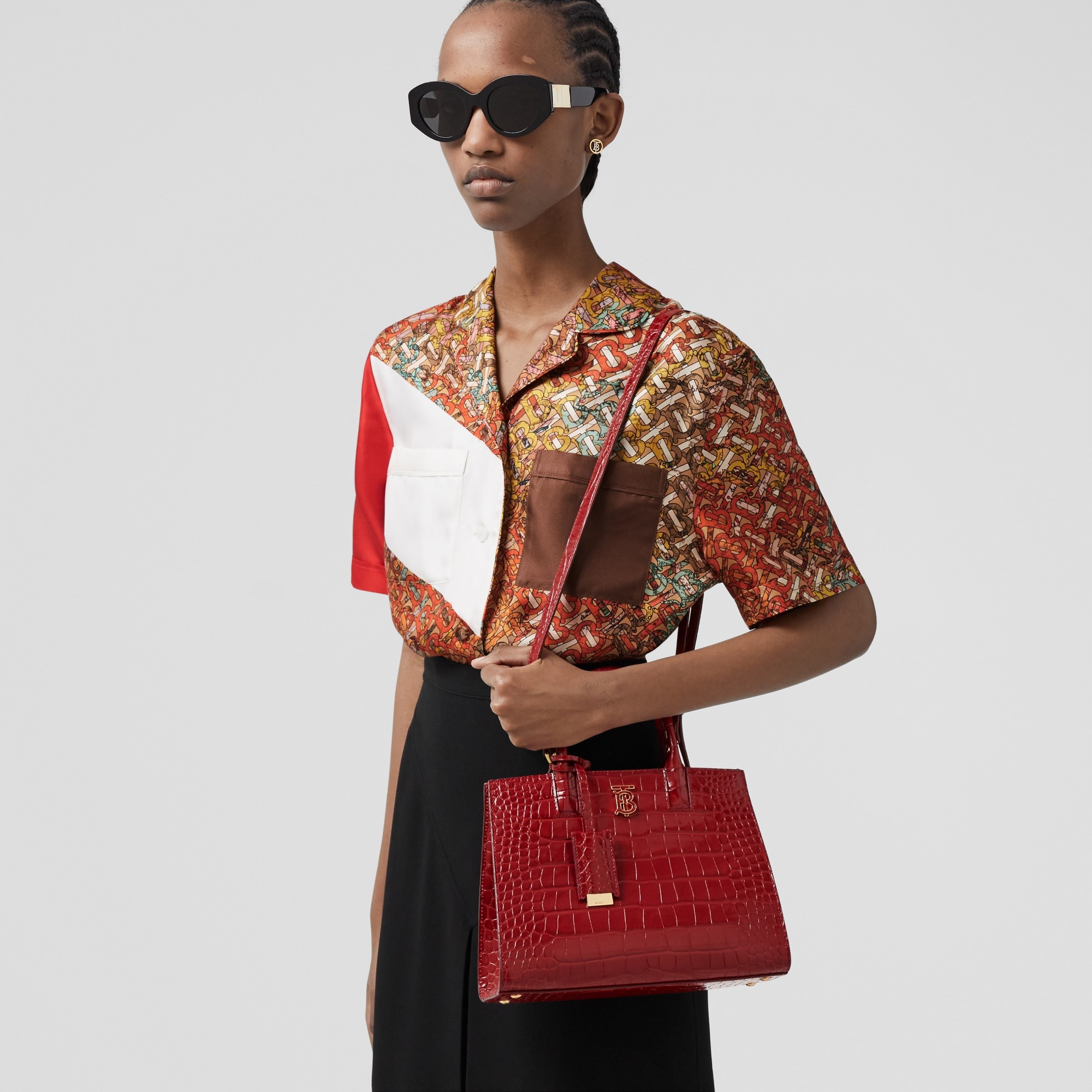 Mini Embossed Leather Frances Bag - 3