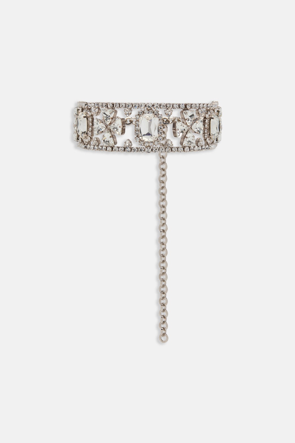 CRYSTAL CHOKER WITH CROSS ELEMENTS - 1