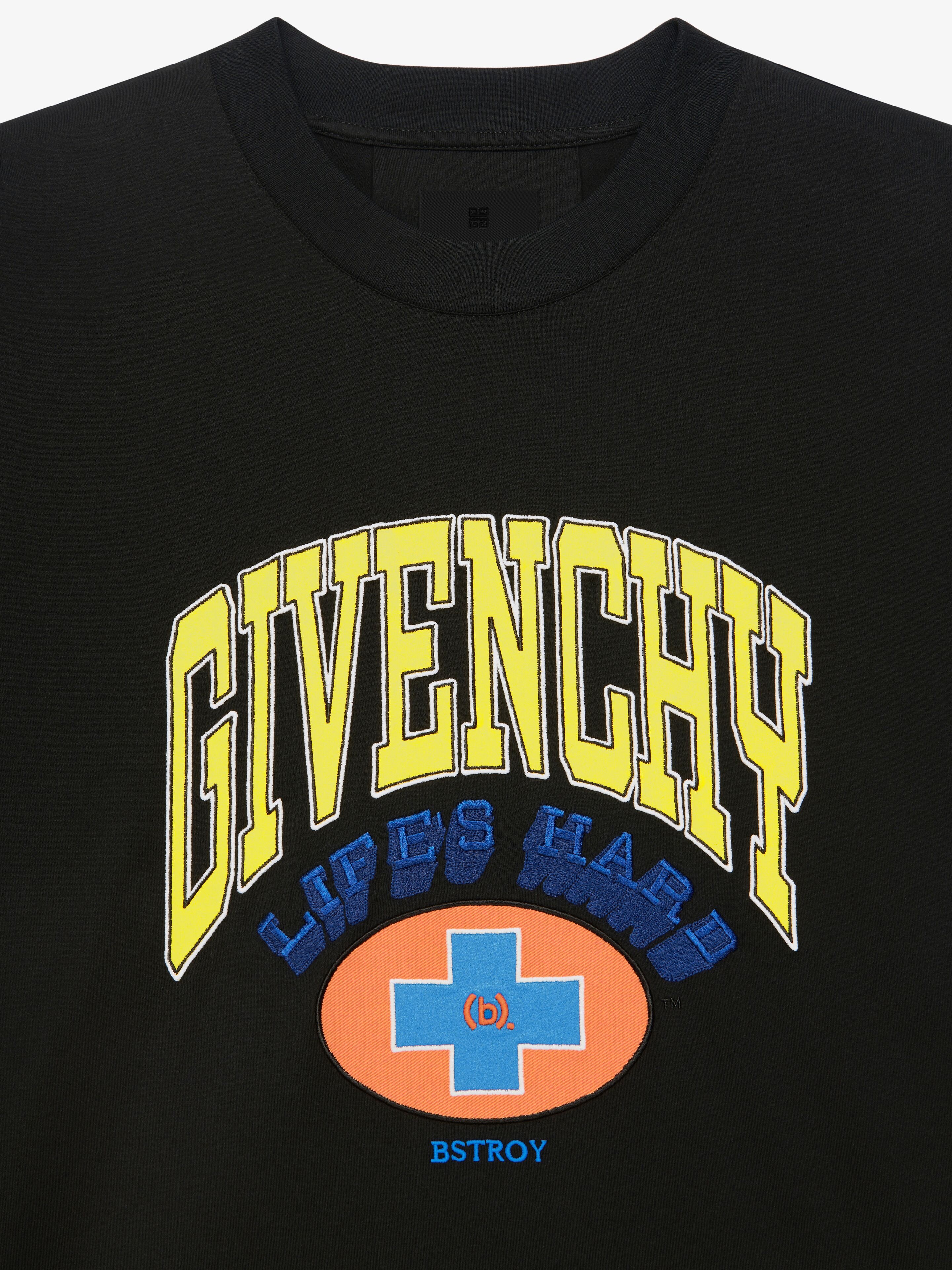 GLOBAL PEACE T-SHIRT IN EMBROIDERED JERSEY - 6