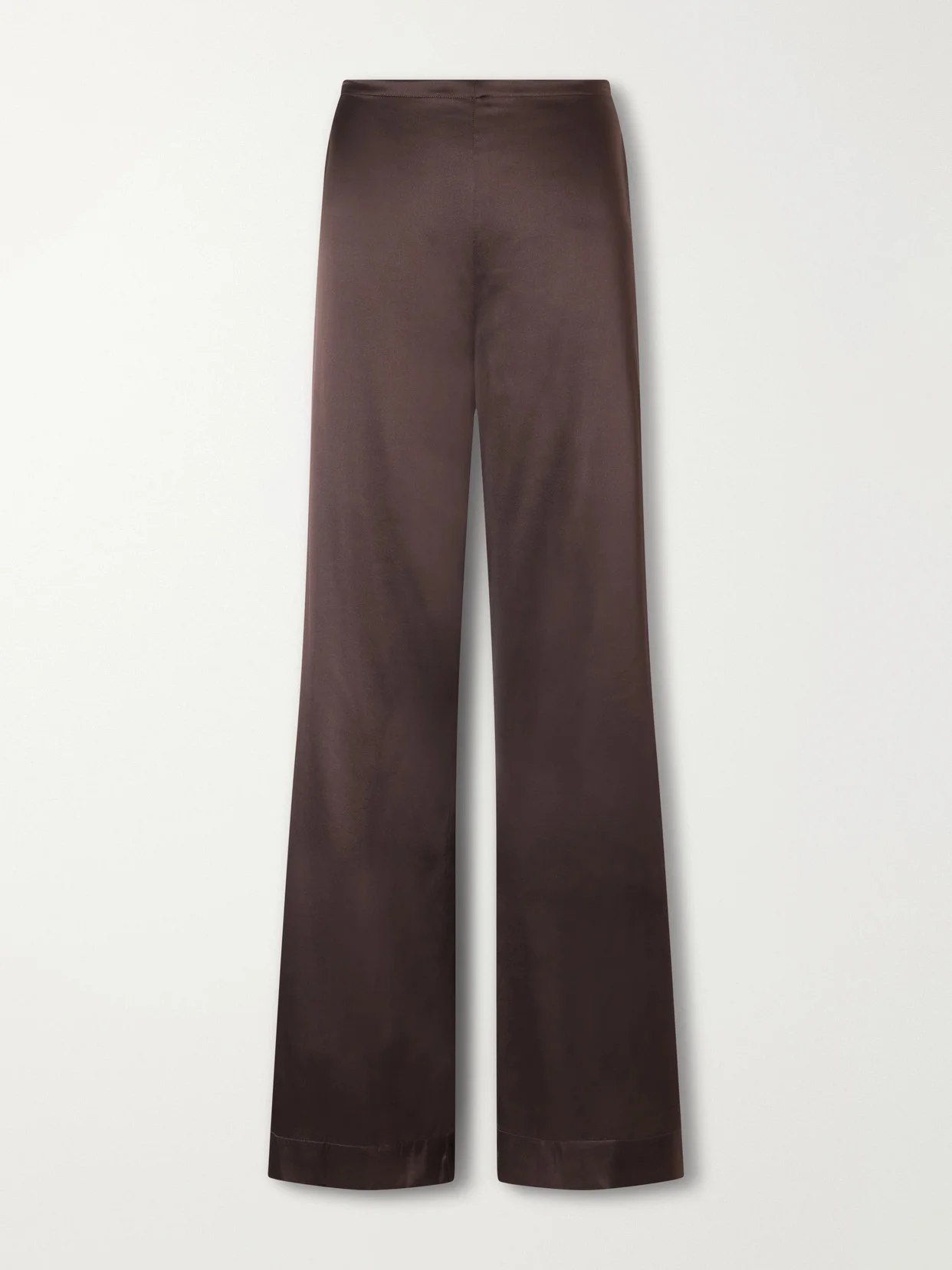 Stroll Silk-dupioni Wide-leg Pants - 1