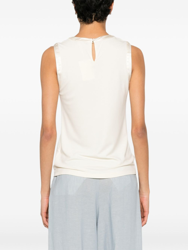 sleeveless crew-neck top 4