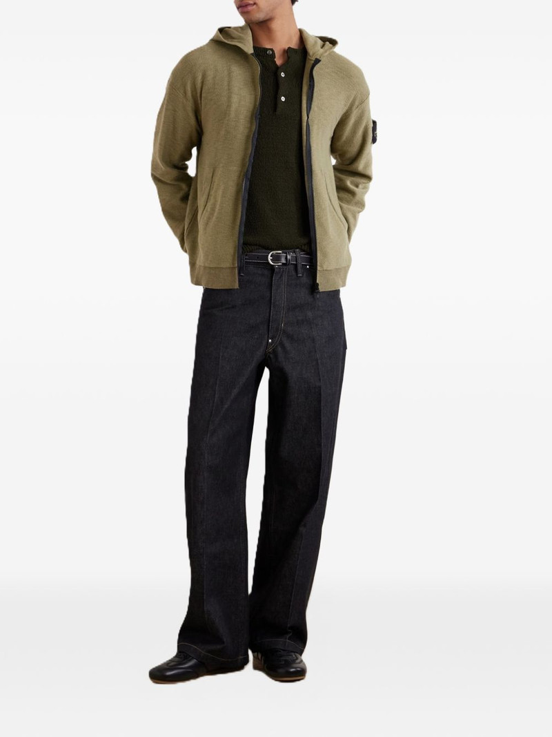 Stone Island zip-up hoodie outlook