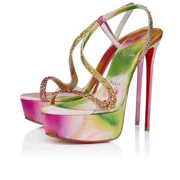 Rosalie Alta Strass Botanica 150 mm Sandals - 1