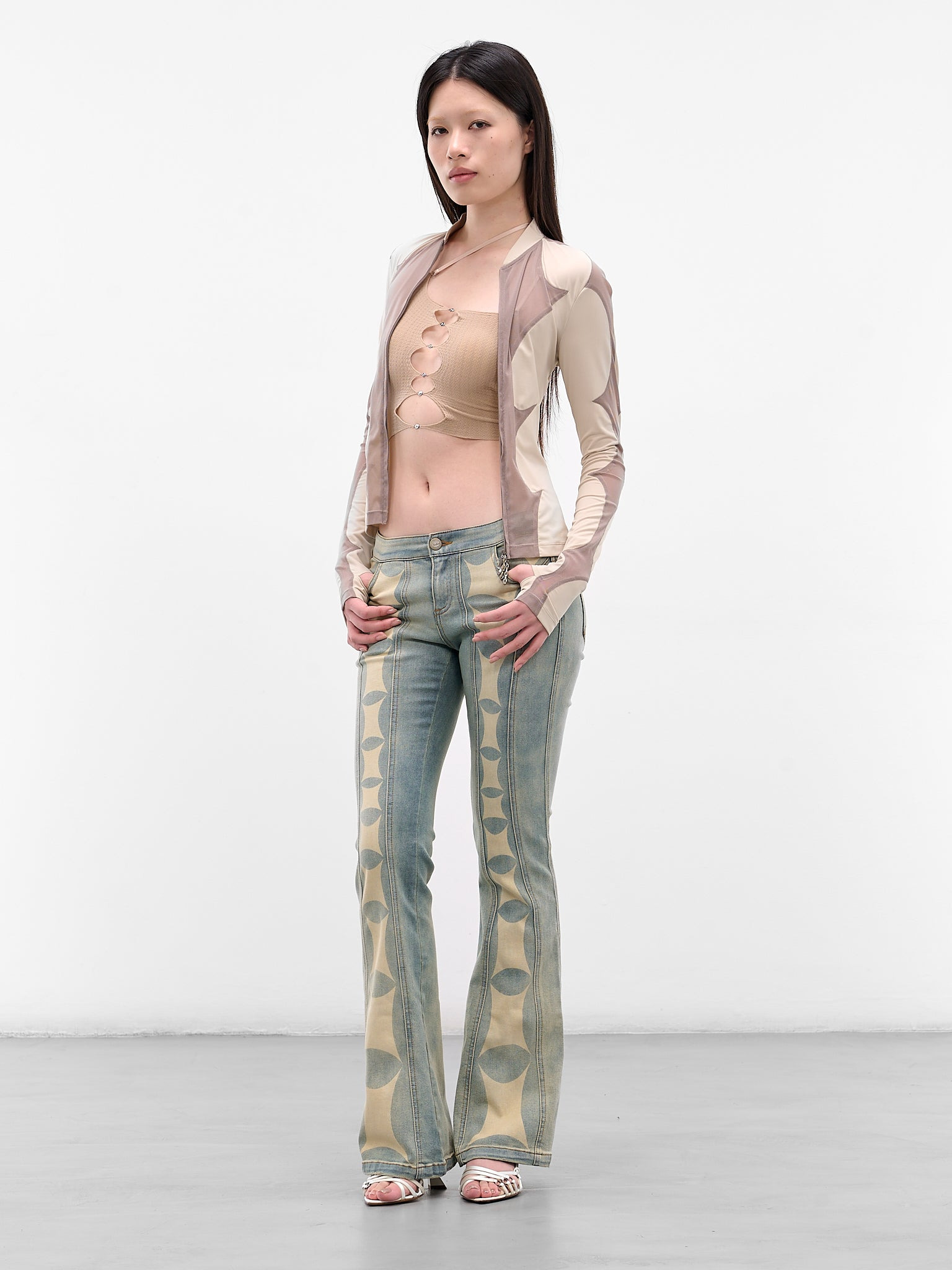 Beige Thorn Combo Sport Jacket - 6